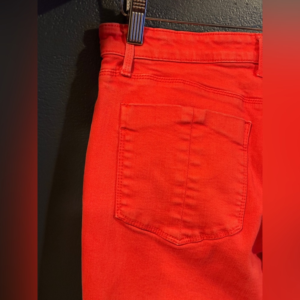87 - R Jeans Washed Red Denim - Picture 3 of 5